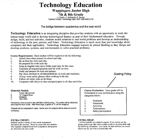 Course Syllabus and Grading Policy